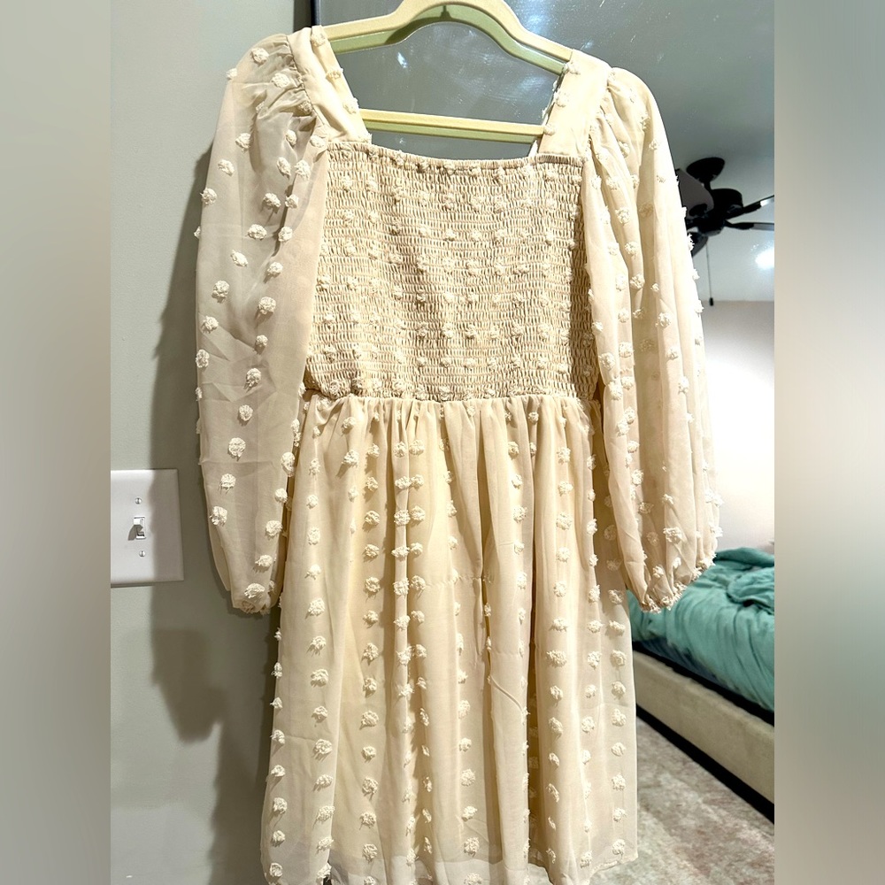 NWT beige dress